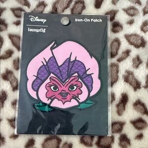 Loungefly Disney Pink & Purple Villain Flower Iron-On Patch